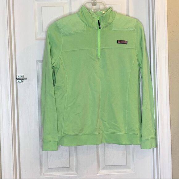 Vineyard Vines Green Shep Shirt Pullover Lime Ice Color Size Medium - Picture 1 of 12